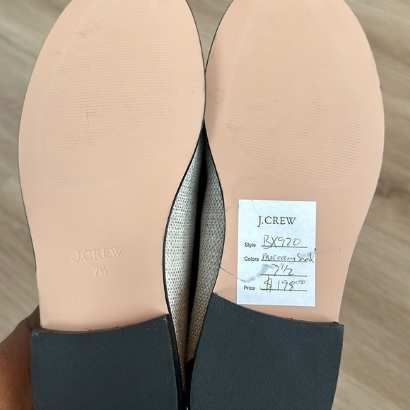 J.crew Winona penny loafers in Italian linen women’s 7.5 NWOB - Picture 5 of 5